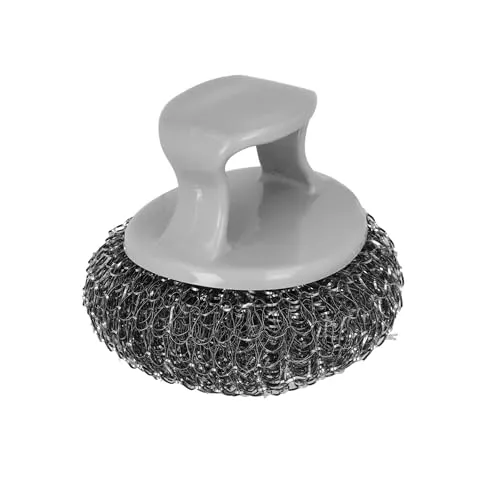 Amig AM19 Spazzola Barbecue Rotonda 8x7 cm Acciaio