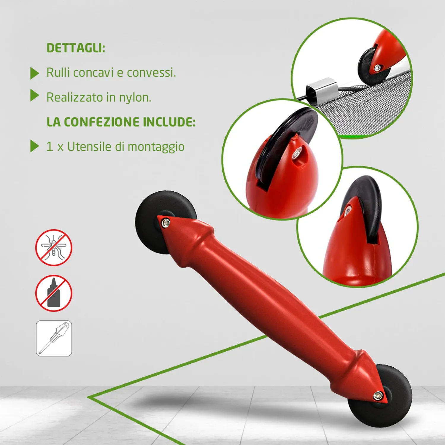 Amig Utensile Montaggio Zanzariere Nylon 180 mm