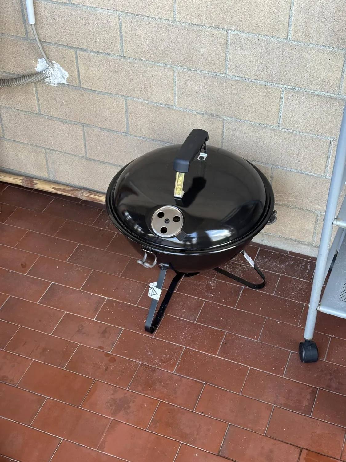 Amig Krypta barbecue carbone 37x37x45 cm nero
