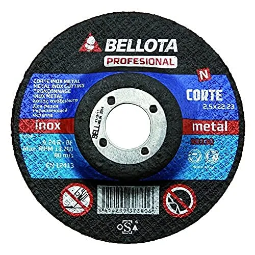 Bellota Disco Abrasivo Taglio Inox-Metal 2,5 mm sottile