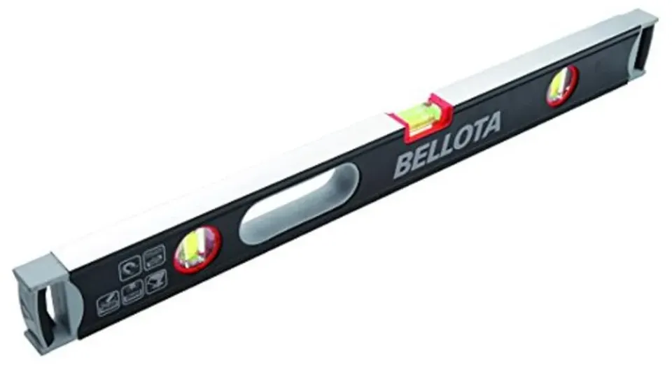 Bellota 50107M-120 livella tubolare magnetica extra profilo largo