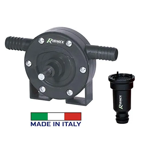Ribiland-Ribimex Pompa per Trapano 60 L/min con Filtro