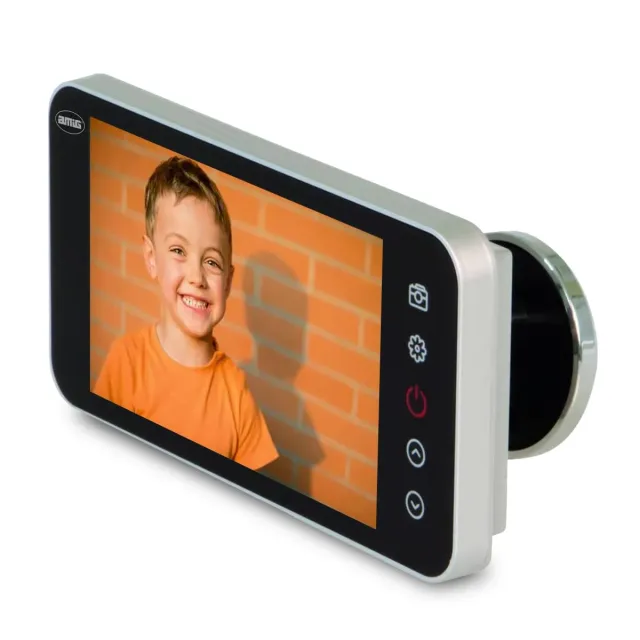 Amig Spioncino digitale porta 4" argento 160° alta risoluzione