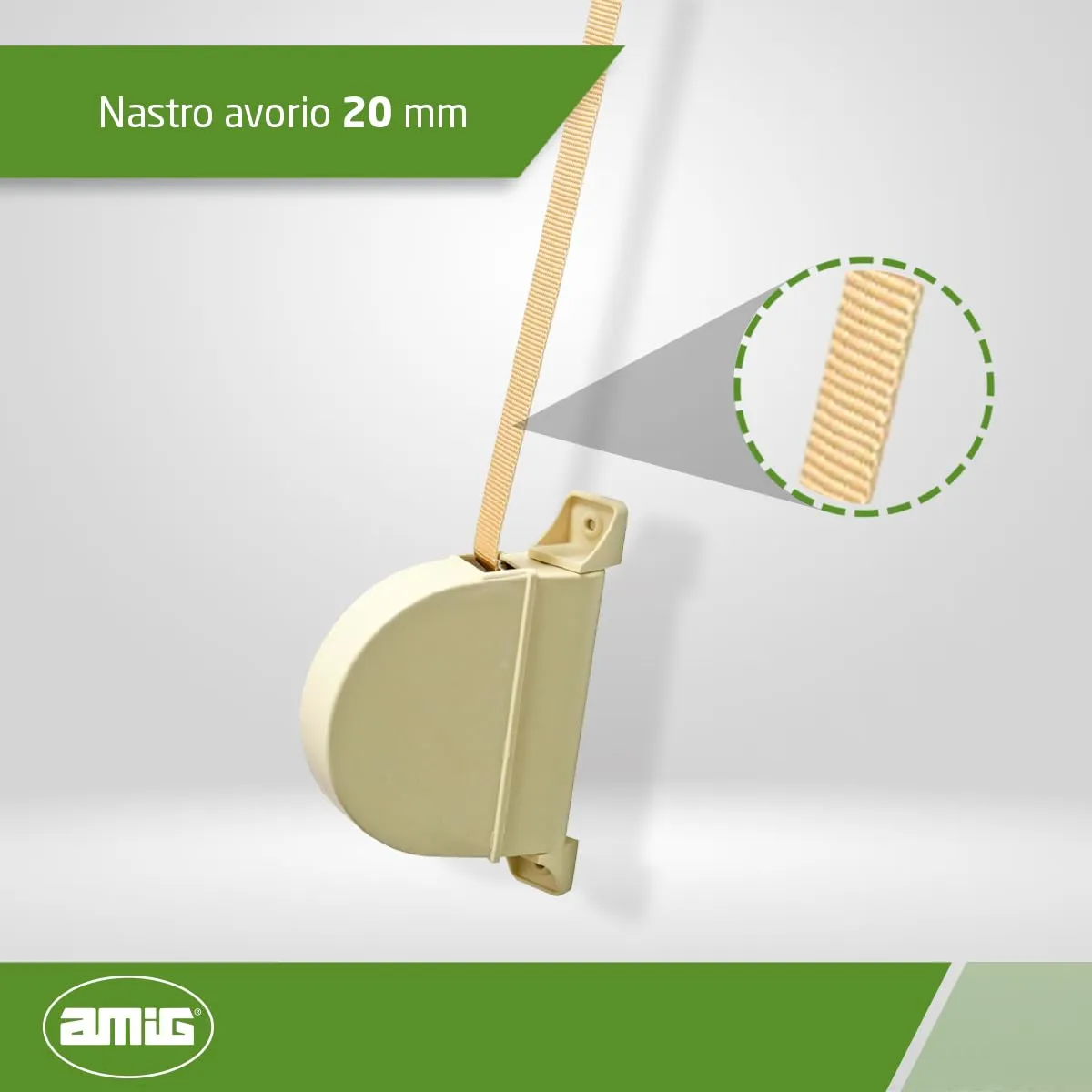 Amig avvolgitore tapparella esterno avorio PVC