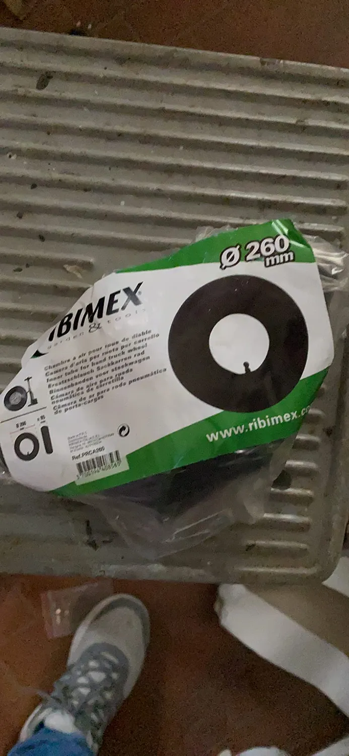 Ribimex Camera Aria Carrello 260x85 mm Ricambio Gomma