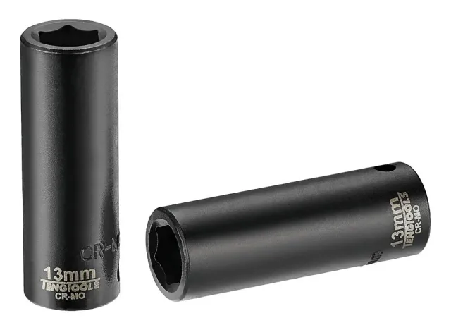 TengTools 17 mm bussola lunga a impatto 3/8" esagonale
