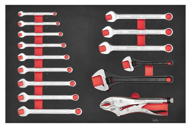 TengTools FOAM4X4 Set Chiavi 15 Pezzi 8-19mm