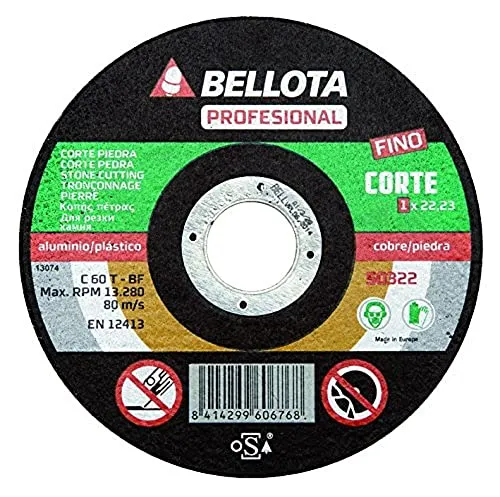 Bellota Professionale Stone disco da taglio extra sottile 1 mm pietra