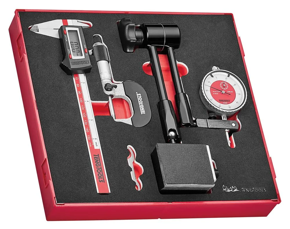 TengTools FOAM2 Set Misurazione 3 Pezzi da Cassetto