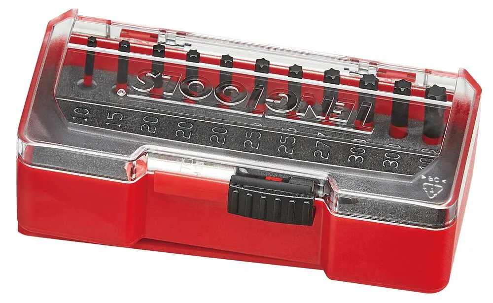 TengTools TX Set Inserti Torx Impatto 12 Pezzi con Clip