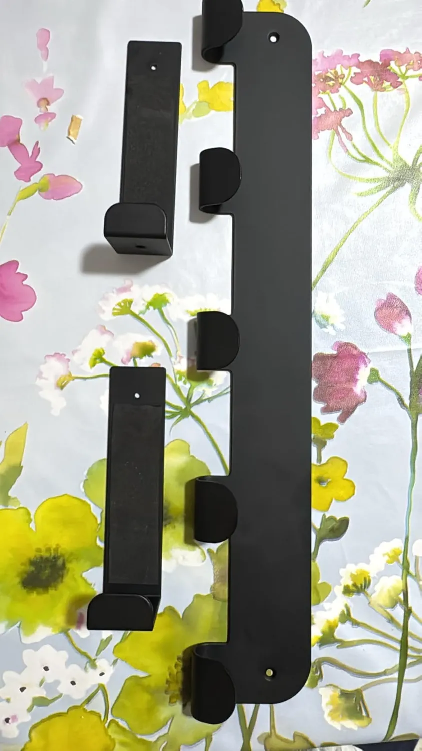 Amig CP42 Appendino Porta Nero Opaco Acciaio 435 mm