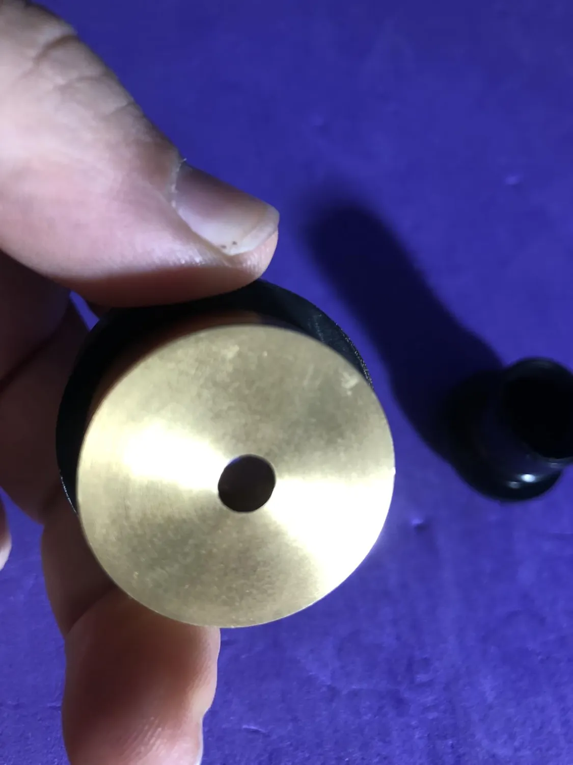 Amig fermaporta pavimento alluminio dorato Ø30x36 mm