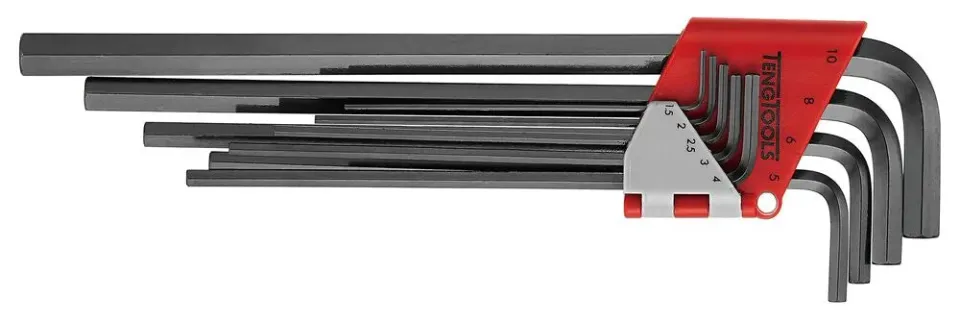 TengTools Set Chiavi Esagonali Extra Lunghe 9 Pezzi mm