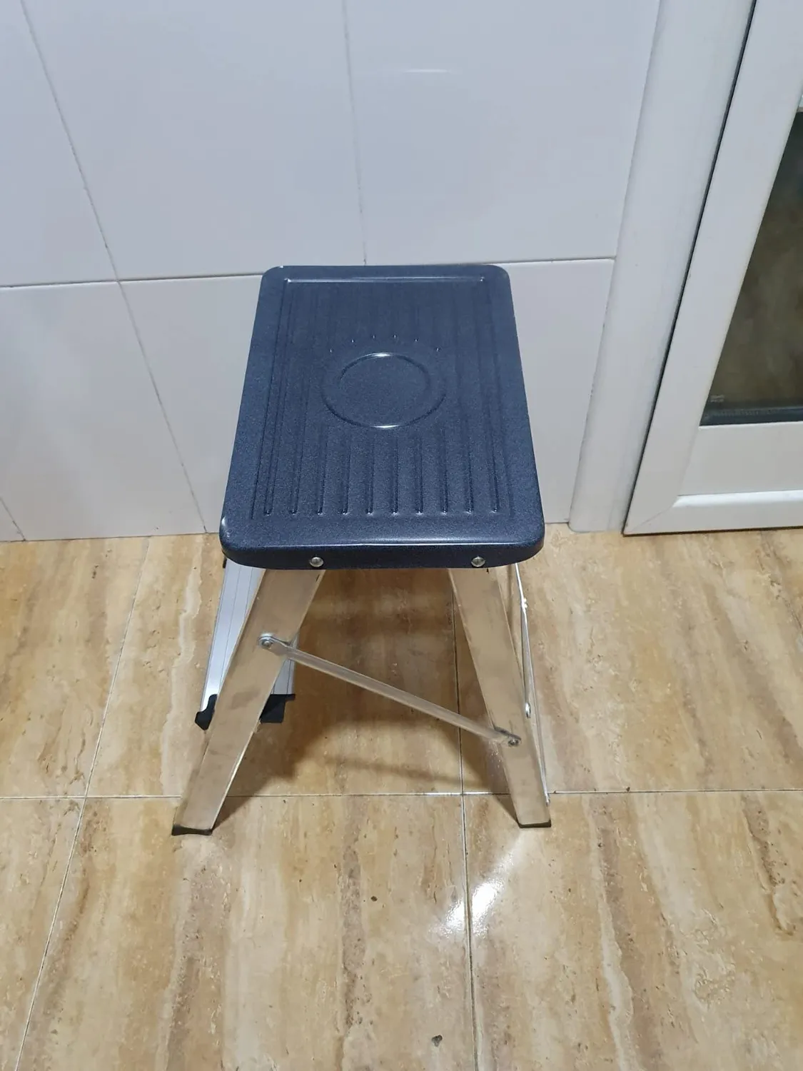 Amig Scala Pieghevole 2 Gradini Sgabello Alluminio 150 kg