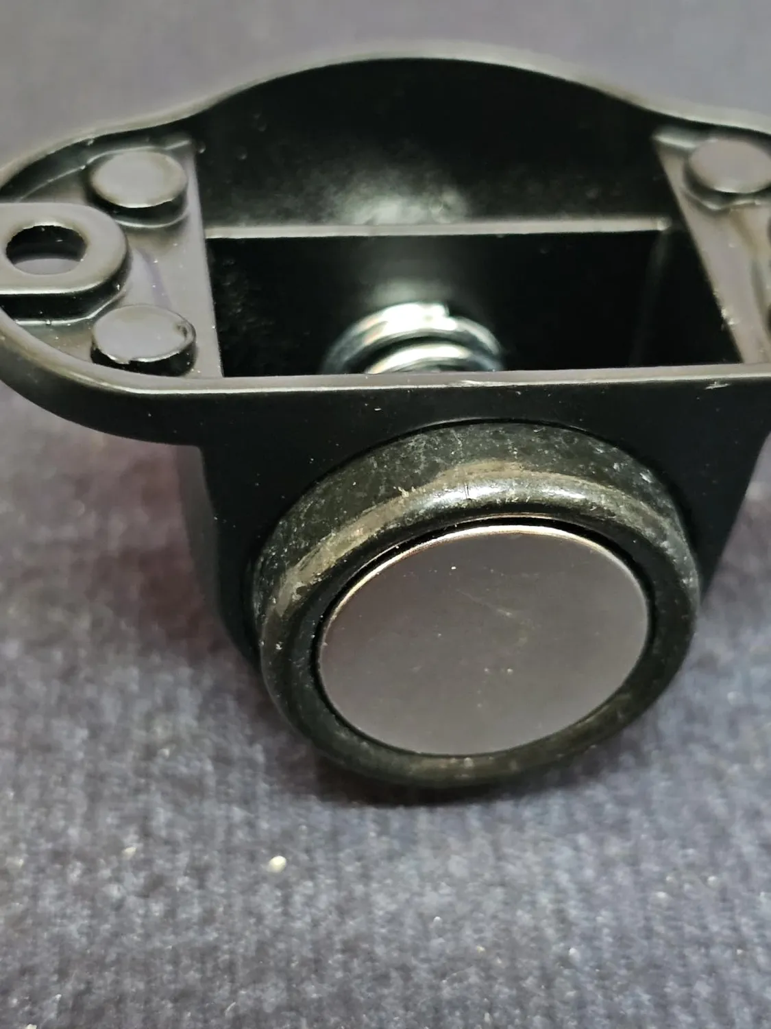 Amig Fermaporta Magnetico Pavimento Zamak Nero 44x40 mm