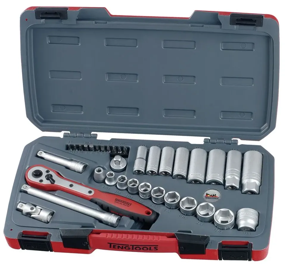 TengTools Mecca Pro set bussole 3/8" 35 pezzi AF