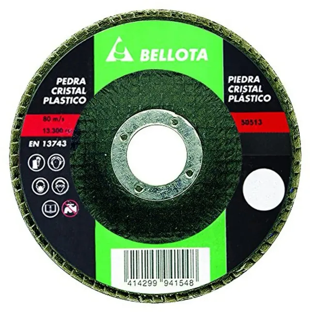 Bellota Disco Lamelle Ø 115 Disco Abrasivo Pietra SIC