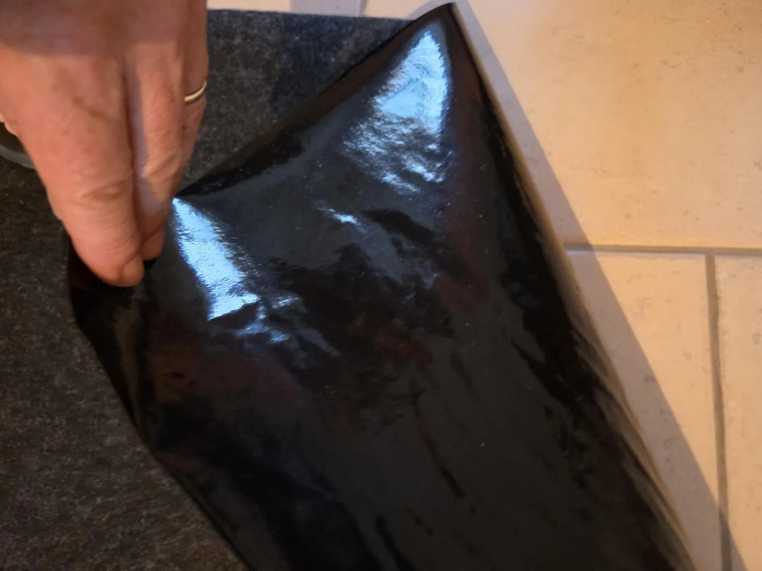 Amig tappetino barbecue 100x120 cm nero impermeabile