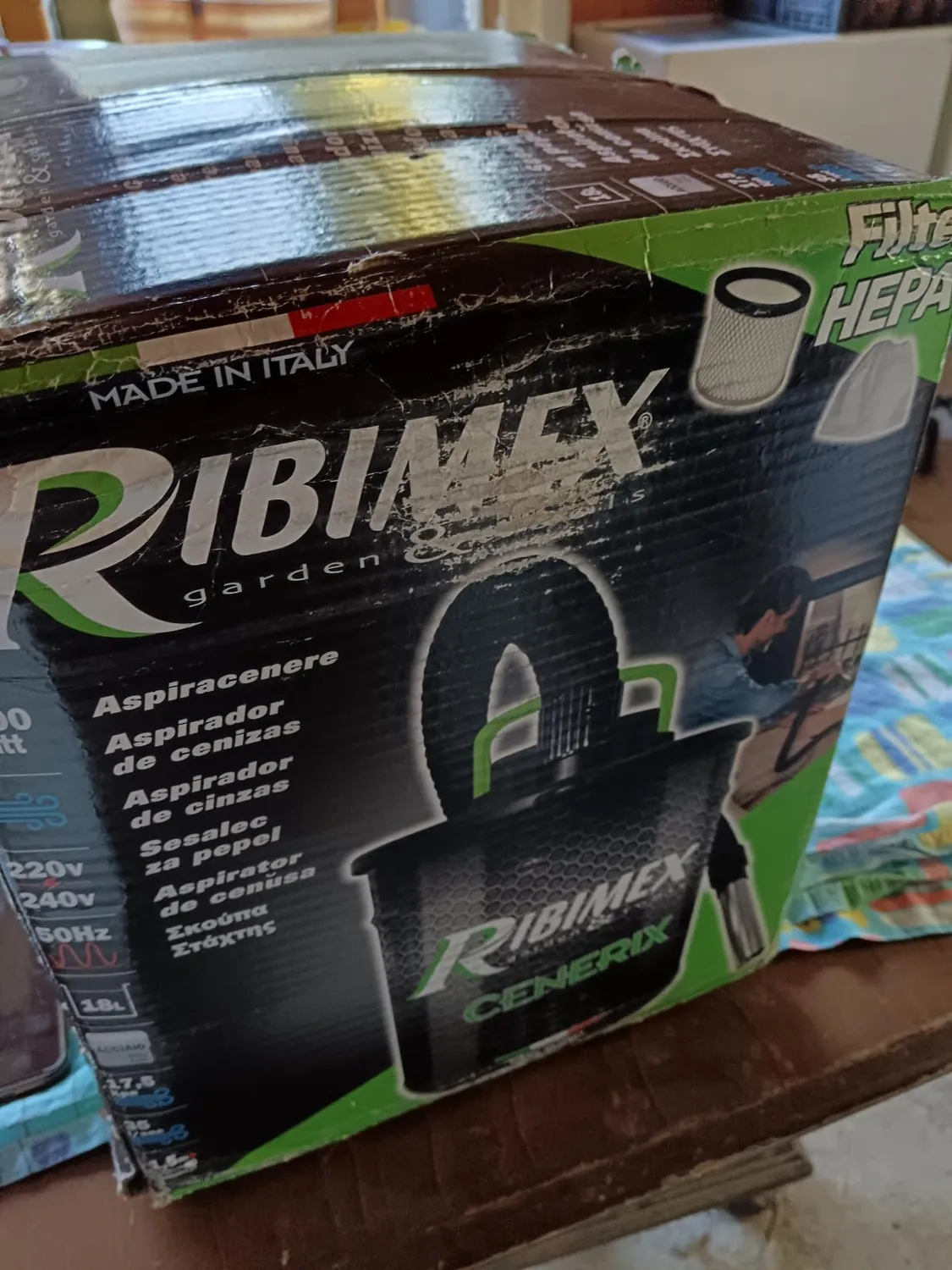 Ribimex Cenerix PRCEN003/1200 Aspiracenere 18 L 1200W