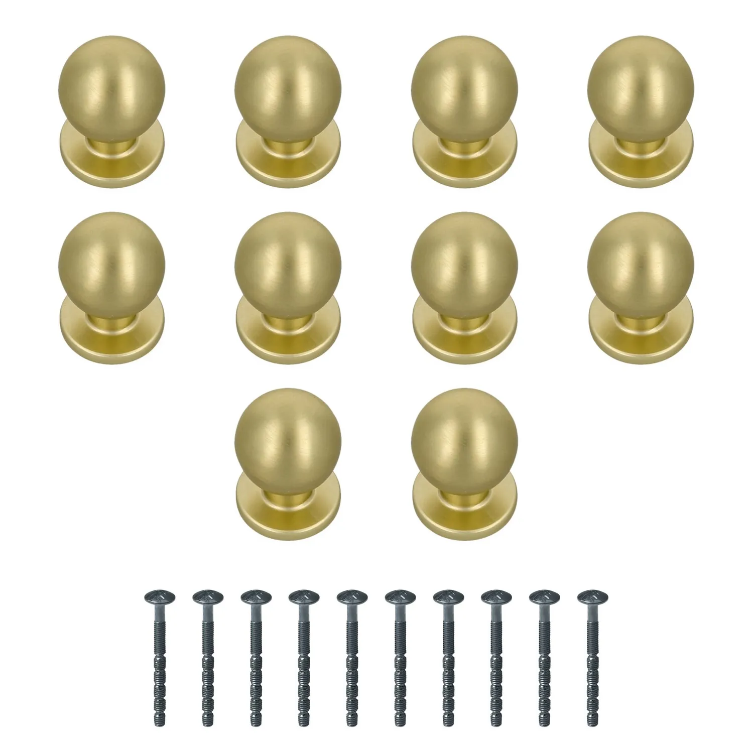 Amig 811 Pomelli Mobili Ø25 mm Oro 2 Pezzi Zamak