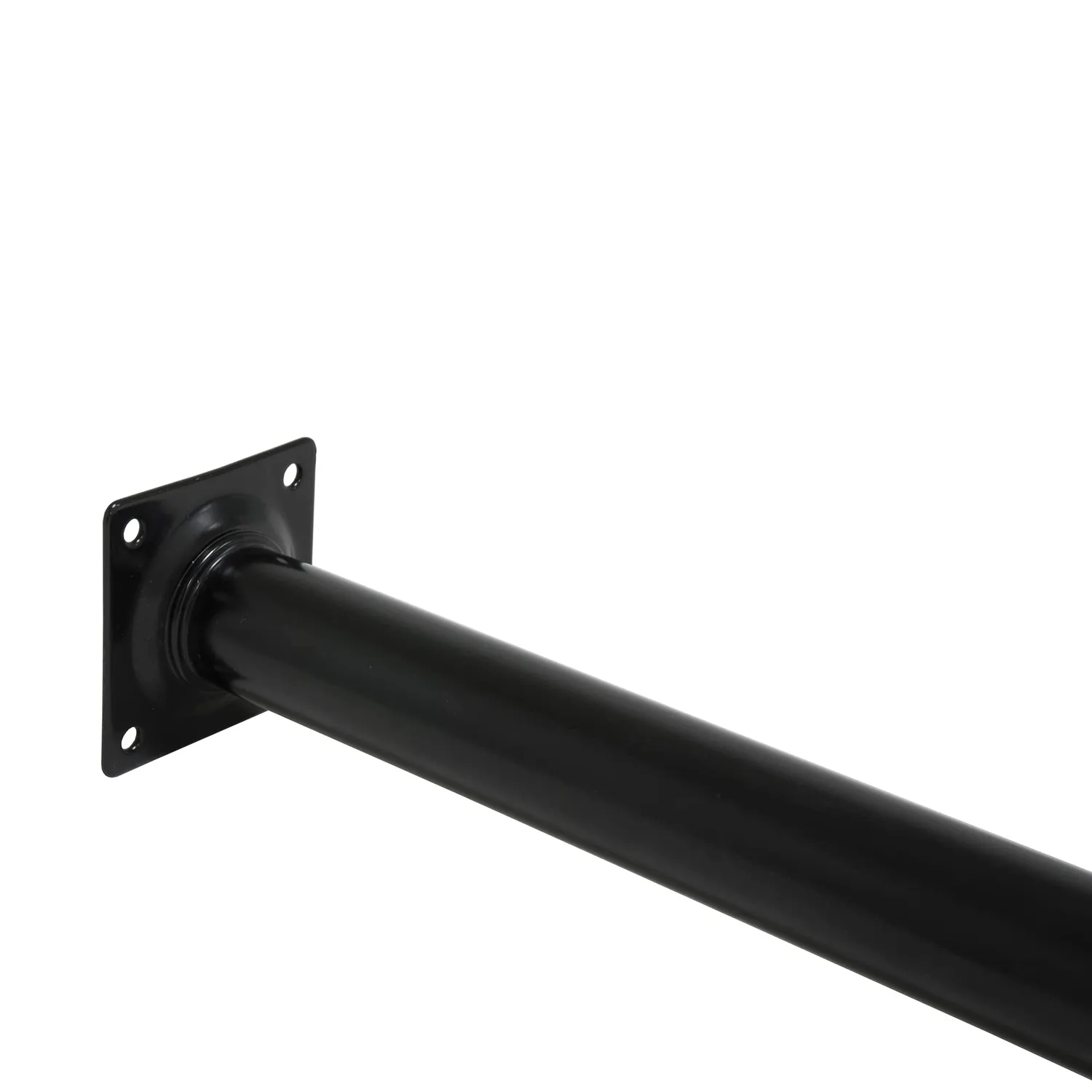 Amig 21769 Gamba Tavolo Rotonda Nera 30x600 mm Acciaio