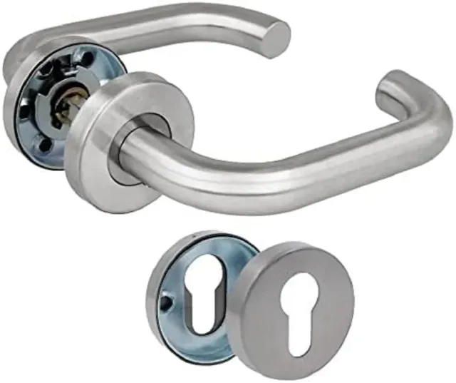 Amig 3RBX maniglie porte inox argento 140 mm