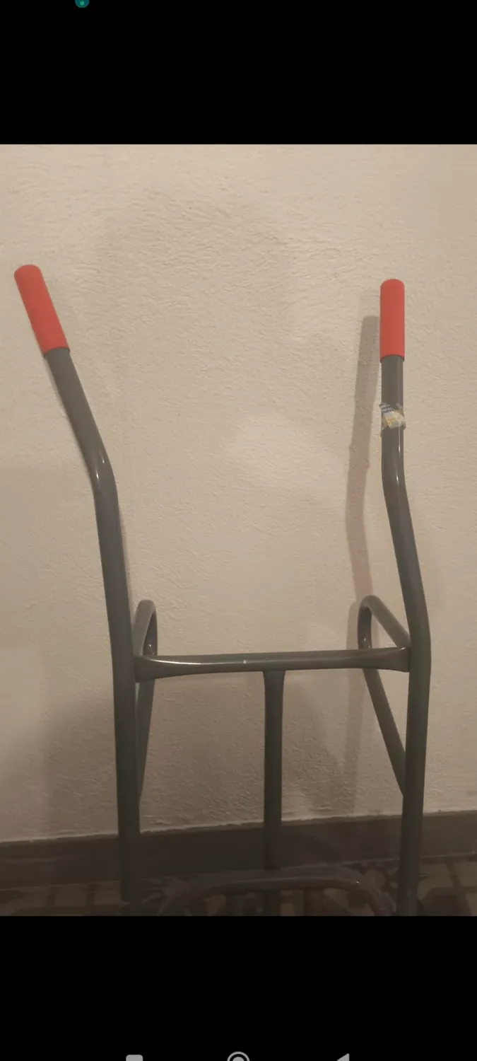 Ribimex Carrello 6 ruote 250 kg pedana pieghevole