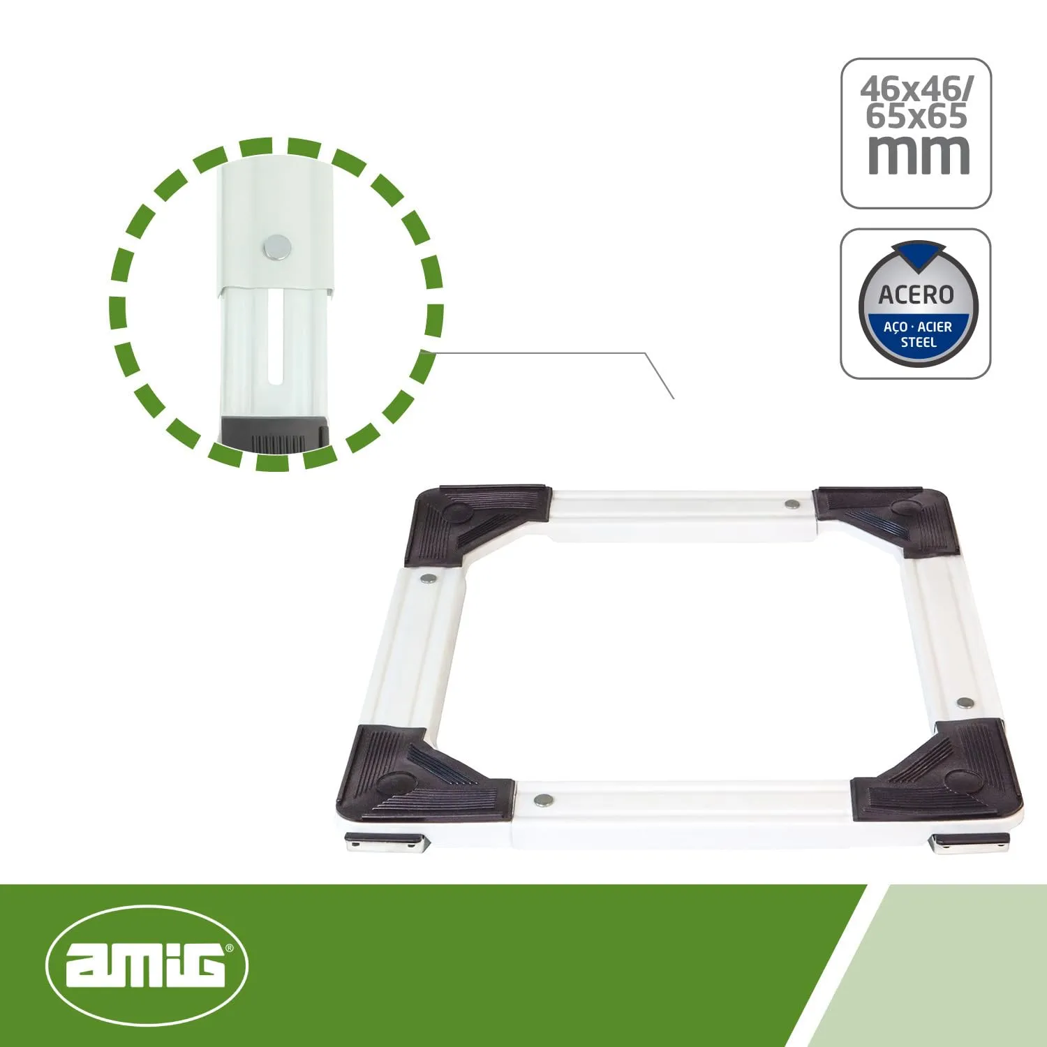 Amig Piattaforma Regolabile Carrello 46-65 cm 200 kg