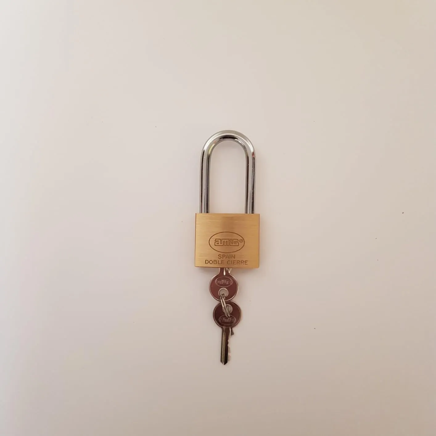 Amig lucchetto di sicurezza ottone 25 mm arco acciaio