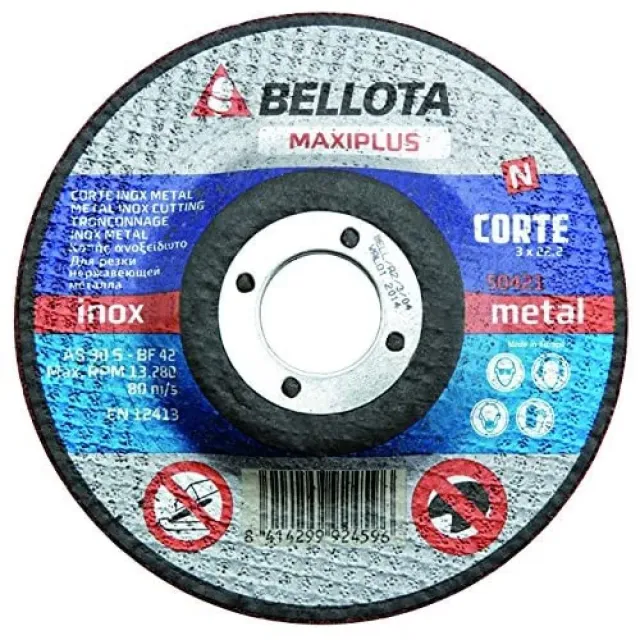 Bellota Professionale disco da taglio inox-metallo 3 mm