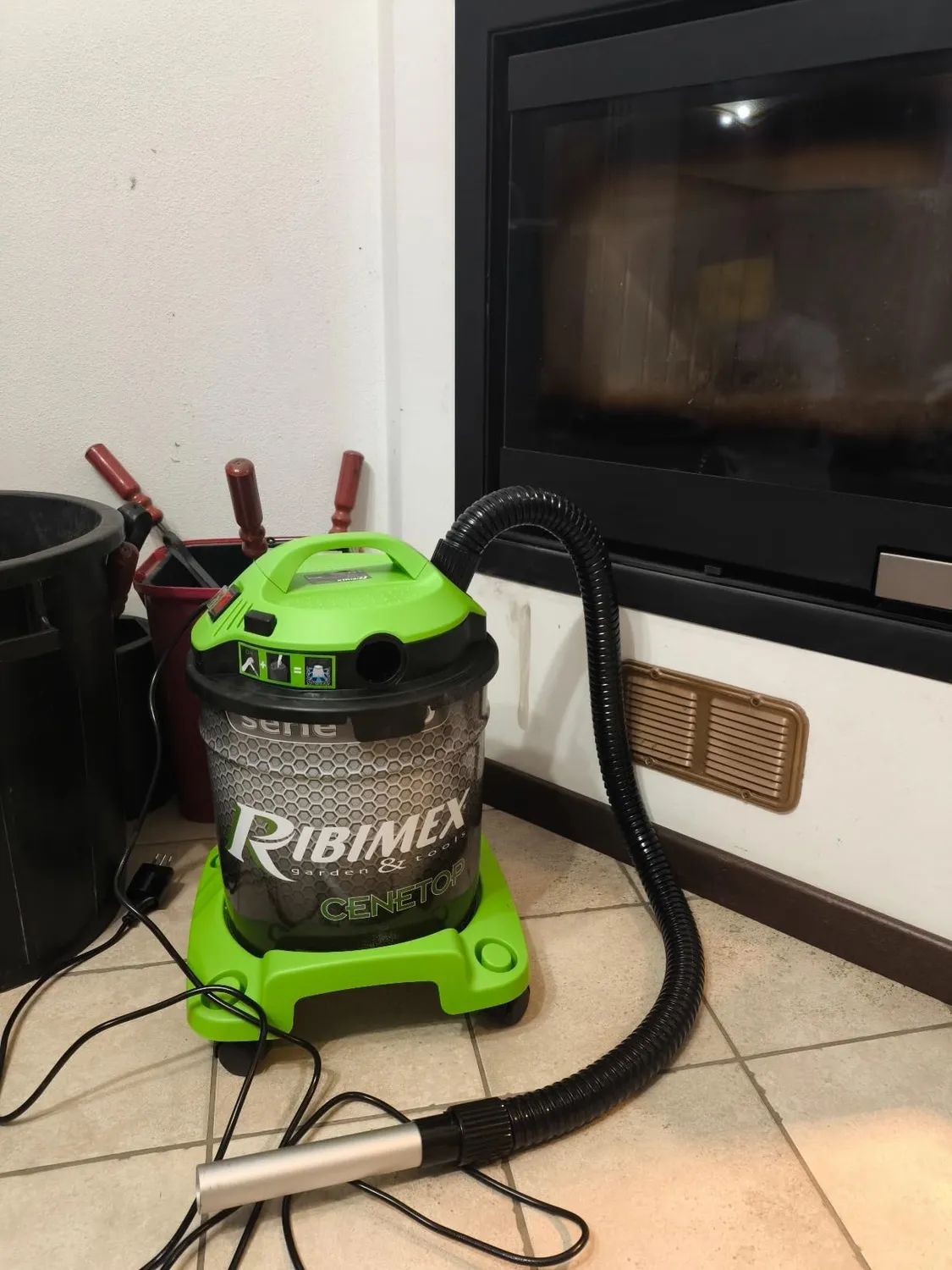 Ribimex Cenetop Pro aspiracenere 18 L 1200W soffiante