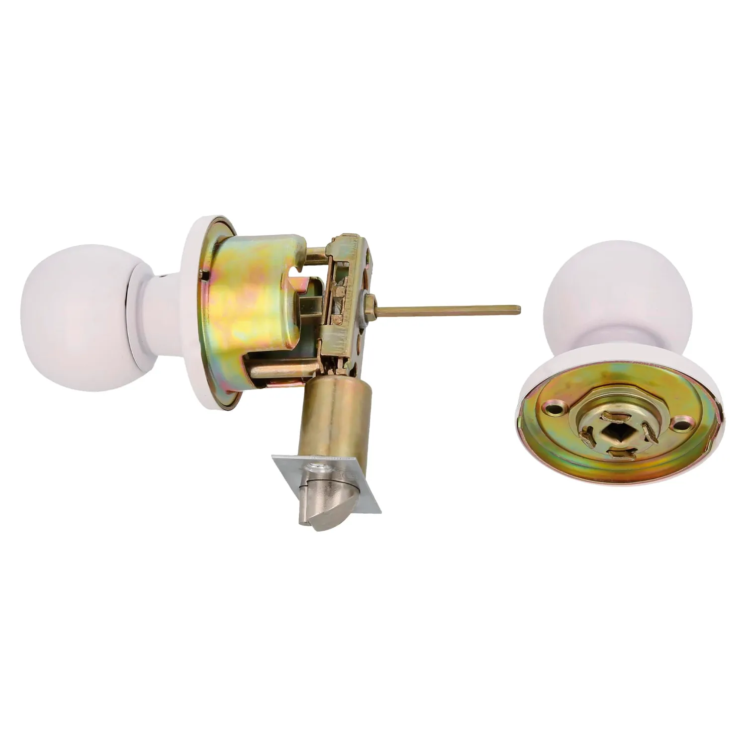 Amig 5100 pomello sfera con chiave ottone bianco