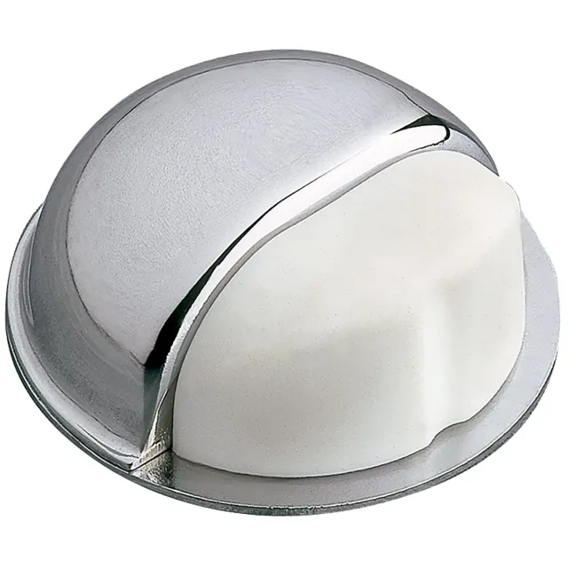 Amig Fermaporta Adesivo Cromato Ø50mm H22mm Gomma