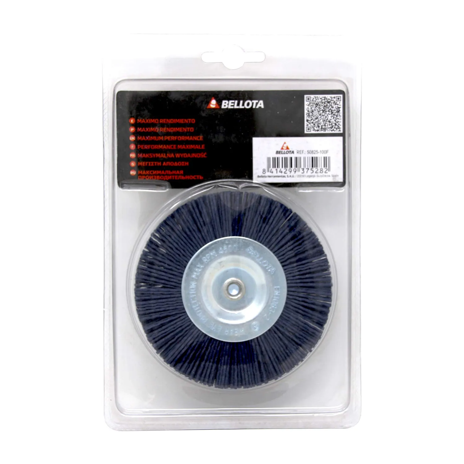 Bellota Spazzola Circolare Nylon Grana Sottile 6 mm