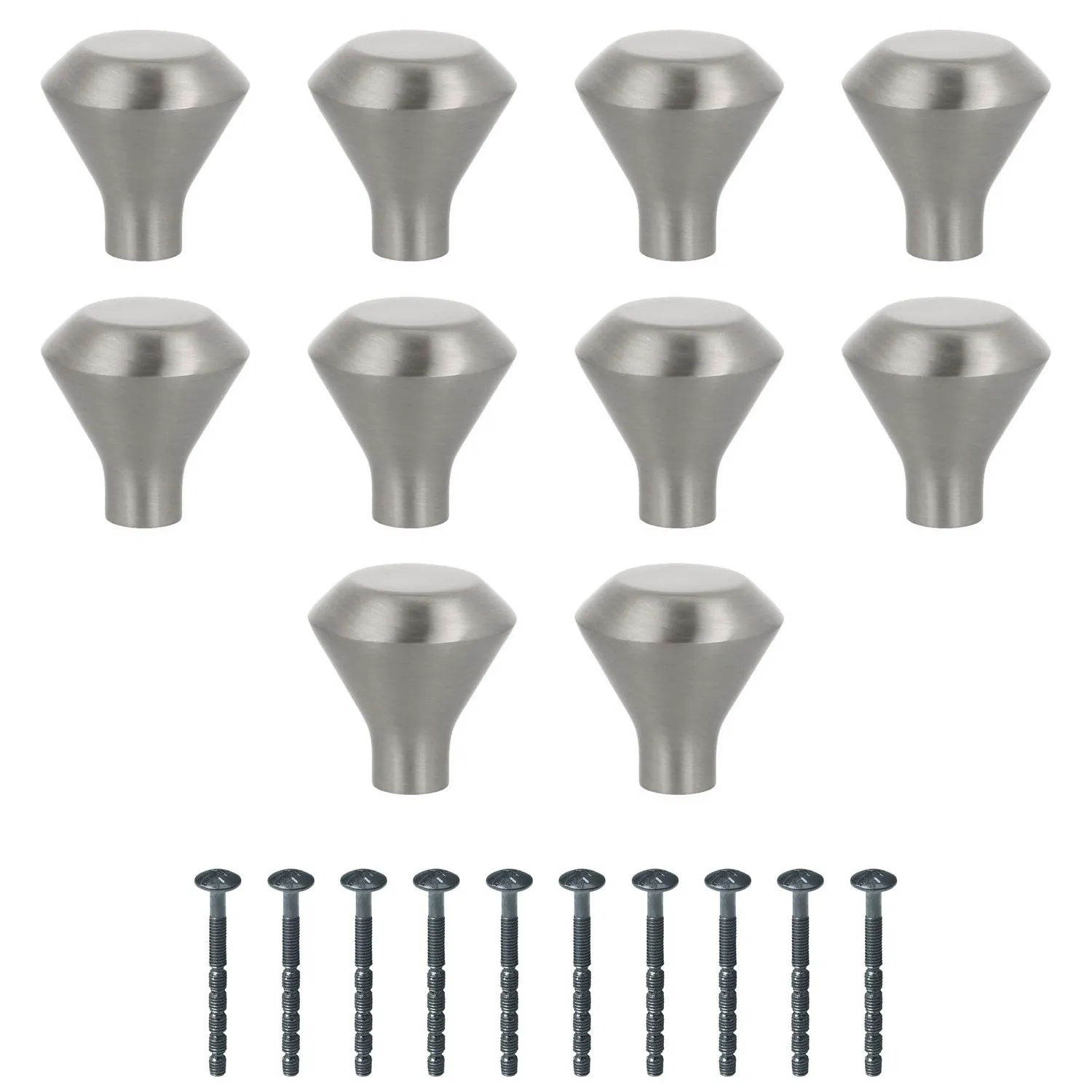 Amig 828 pomelli mobili Ø32 mm nichel 2 pz alluminio