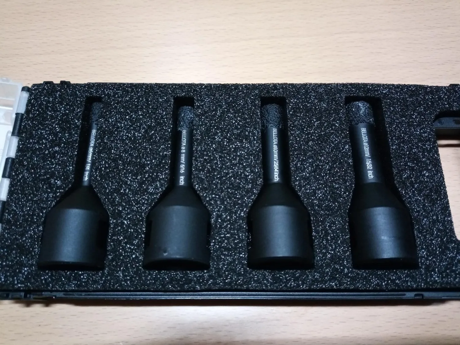 Bellota 50750KIT kit corone diamantate M14 piastrelle