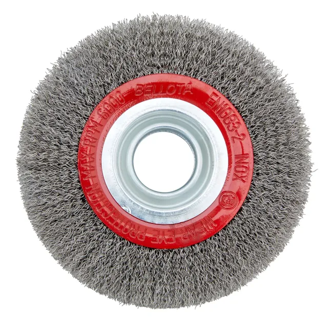 Bellota Spazzola circolare inox filo ondulato banco