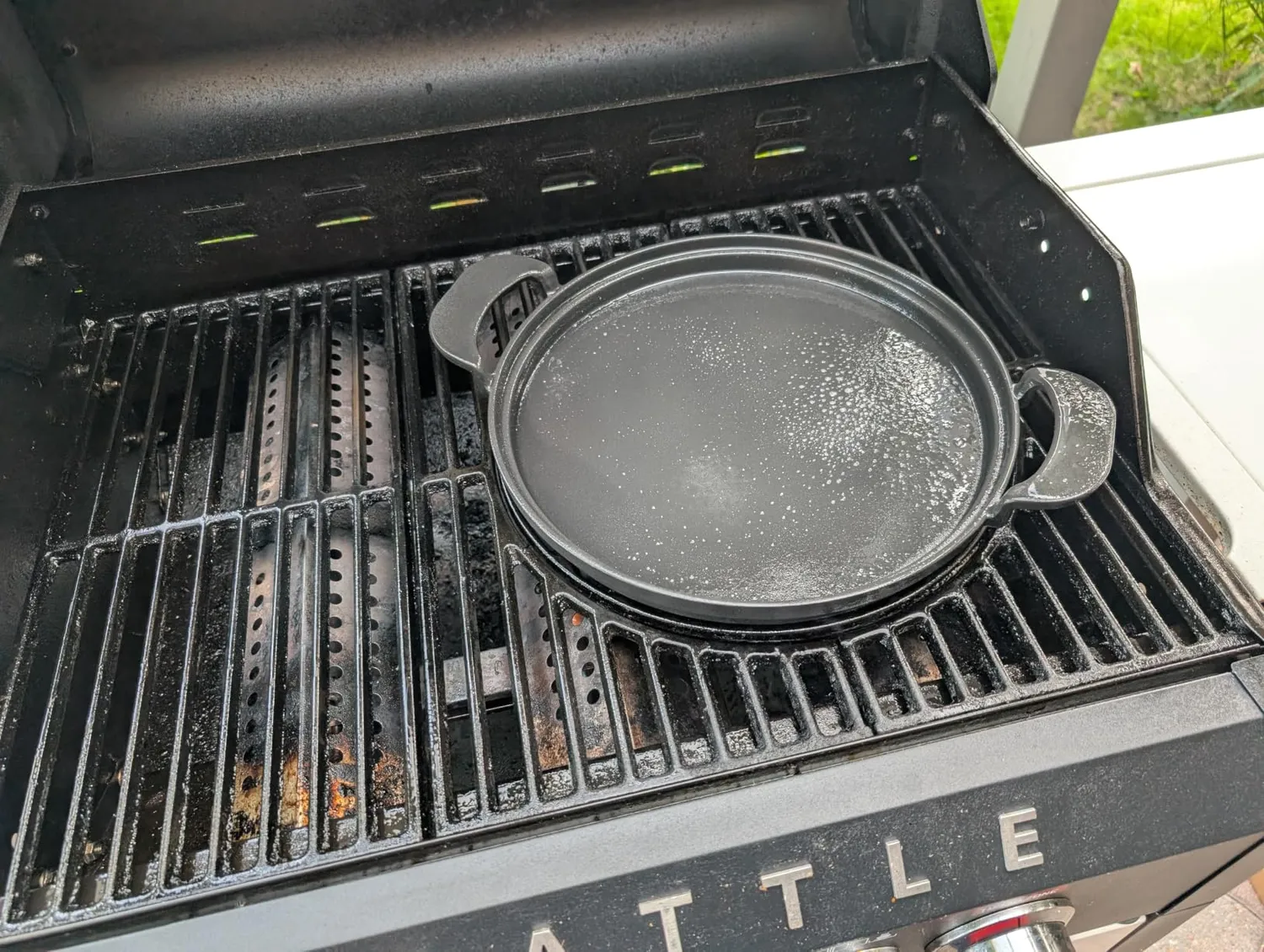 Amig AM39 padella ghisa 31 cm barbecue alta resistenza