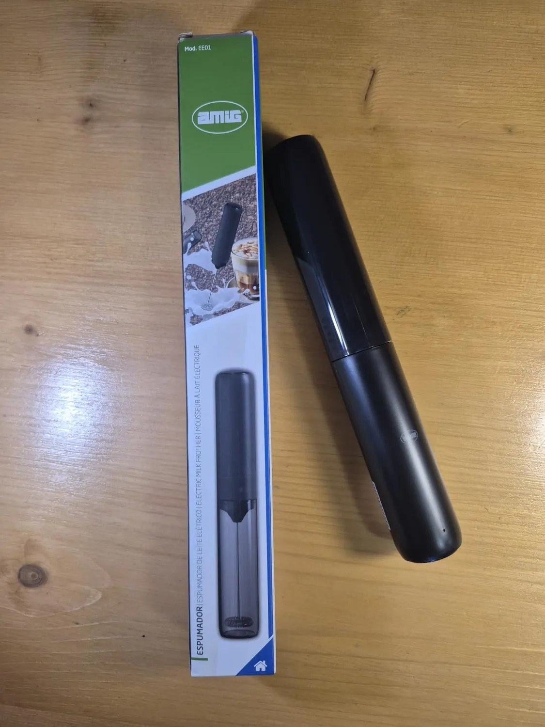 Amig montalatte elettrico portatile USB-C acciaio