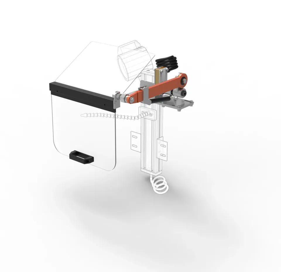 TECNO PIU' Riparo Carrello Tornio Parallelo