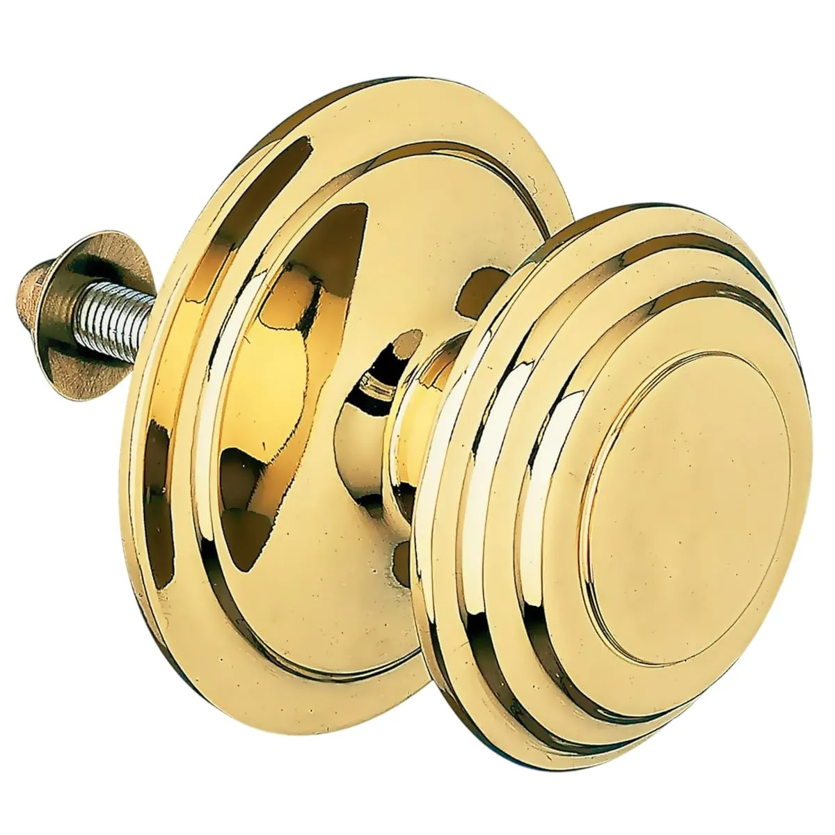 Amig pomello porta ottone Ø76 mm cromo opaco massiccio