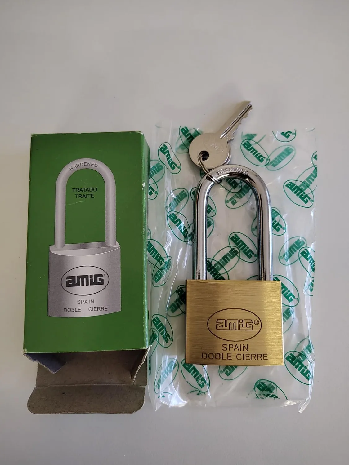 Amig lucchetto di sicurezza ottone 25 mm arco acciaio