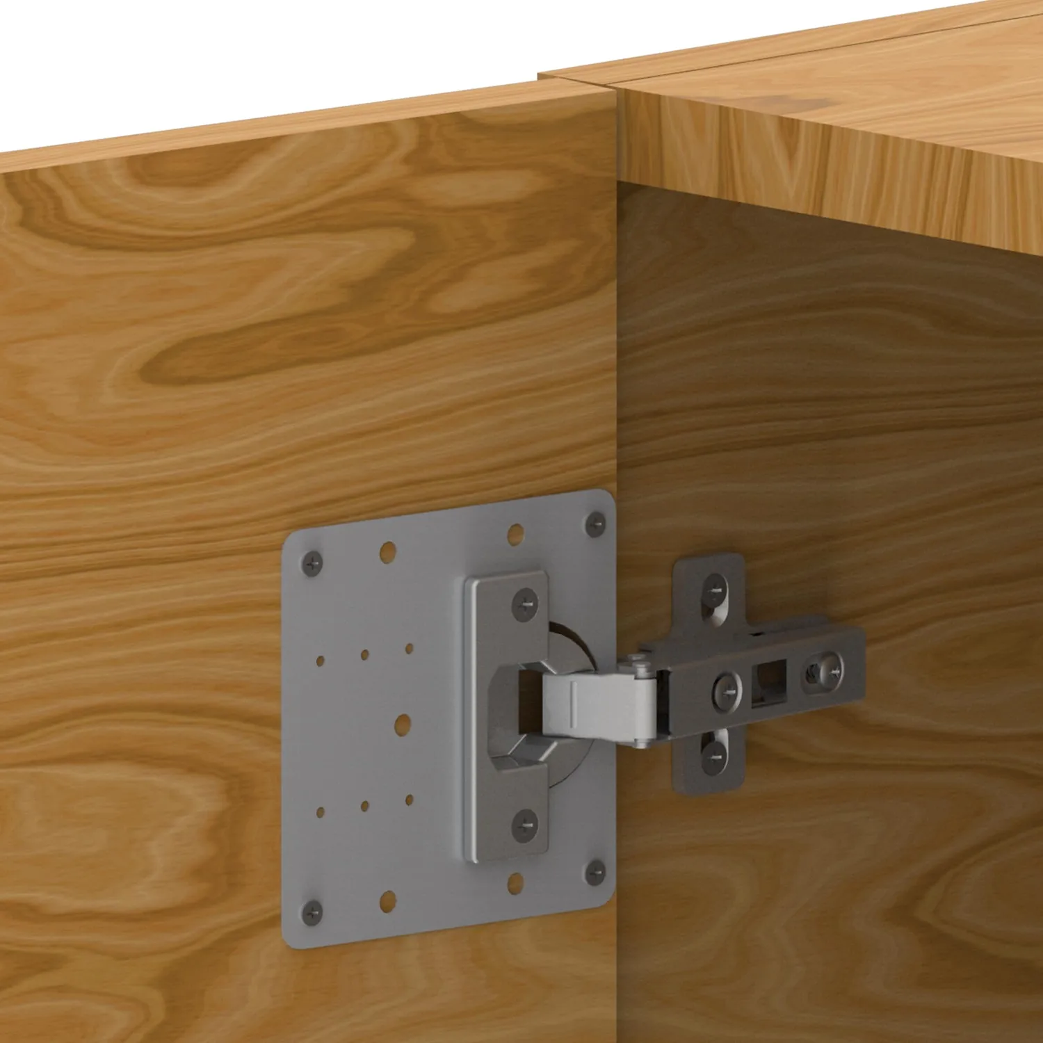 Amig Piastra Riparazione Cerniere 90x90mm Acciaio Inox