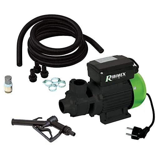 Ribimex kit pompa gasolio 370W tubo 4 m pistola