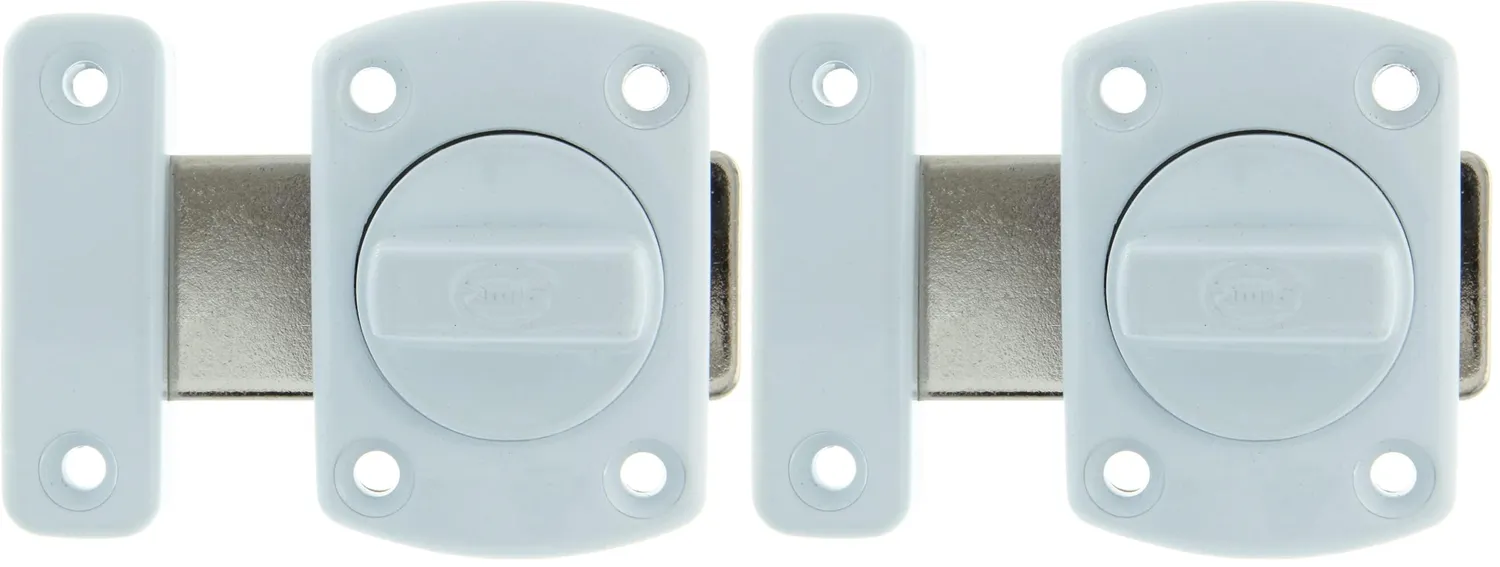 Amig 388 chiavistello porta legno bianco 30x42 mm