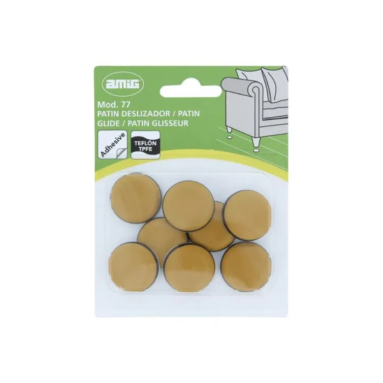 Amig 77 pattino adesivo scorrevole 25 mm teflon