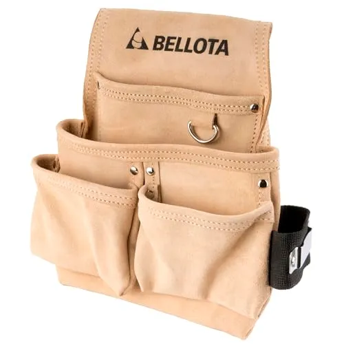 Bellota PC4BOL borsa portautensili pelle 4 tasche martello