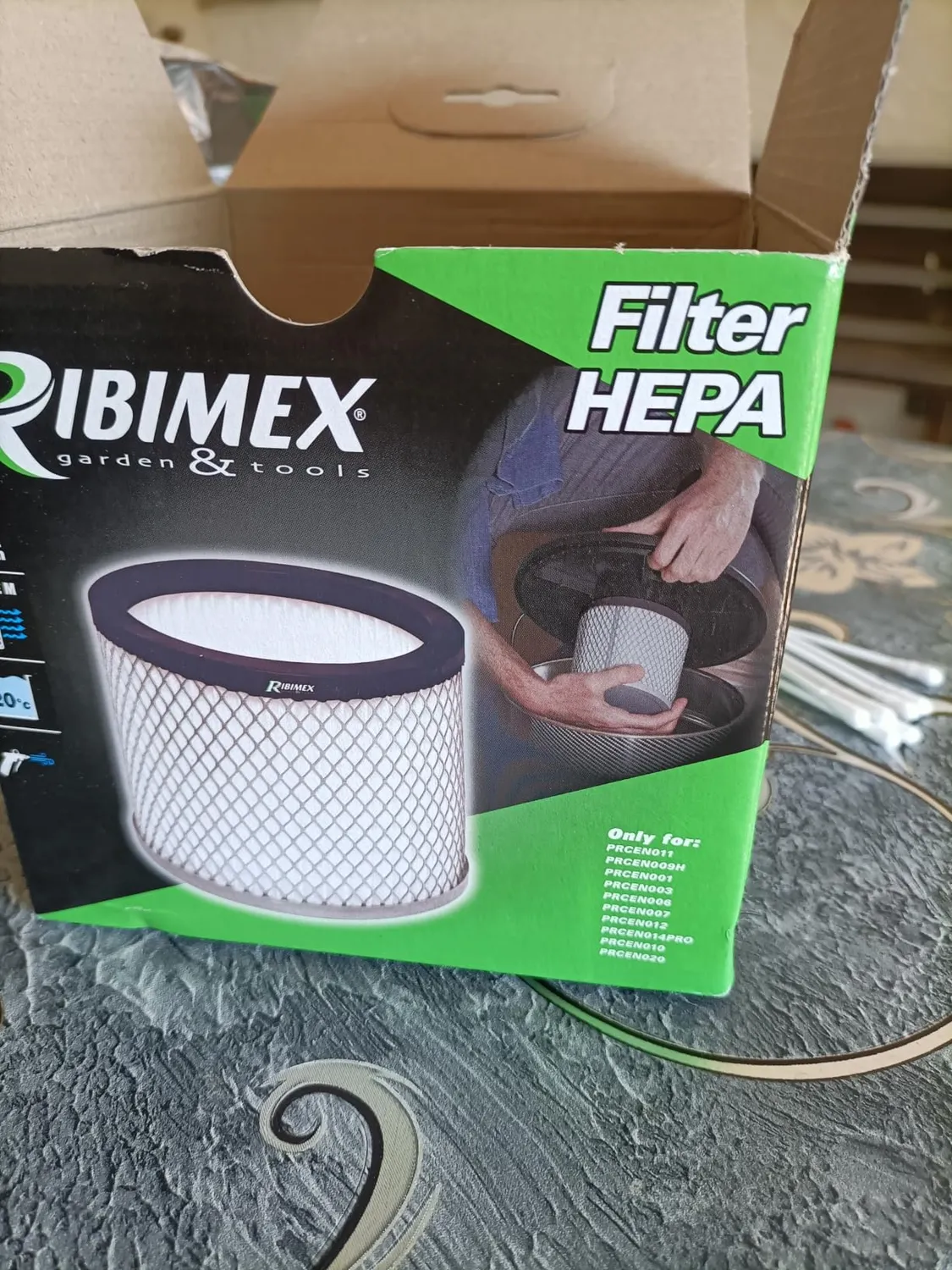 Ribiland-Ribimex PRCEN011/HEPA Filtro aspiracenere Minicen Cenetì Classe M
