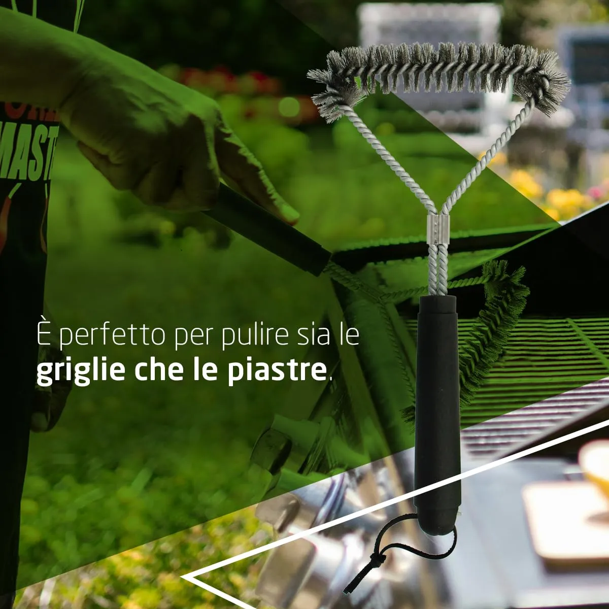Amig Fireplus spazzola barbecue acciaio 30,5 cm