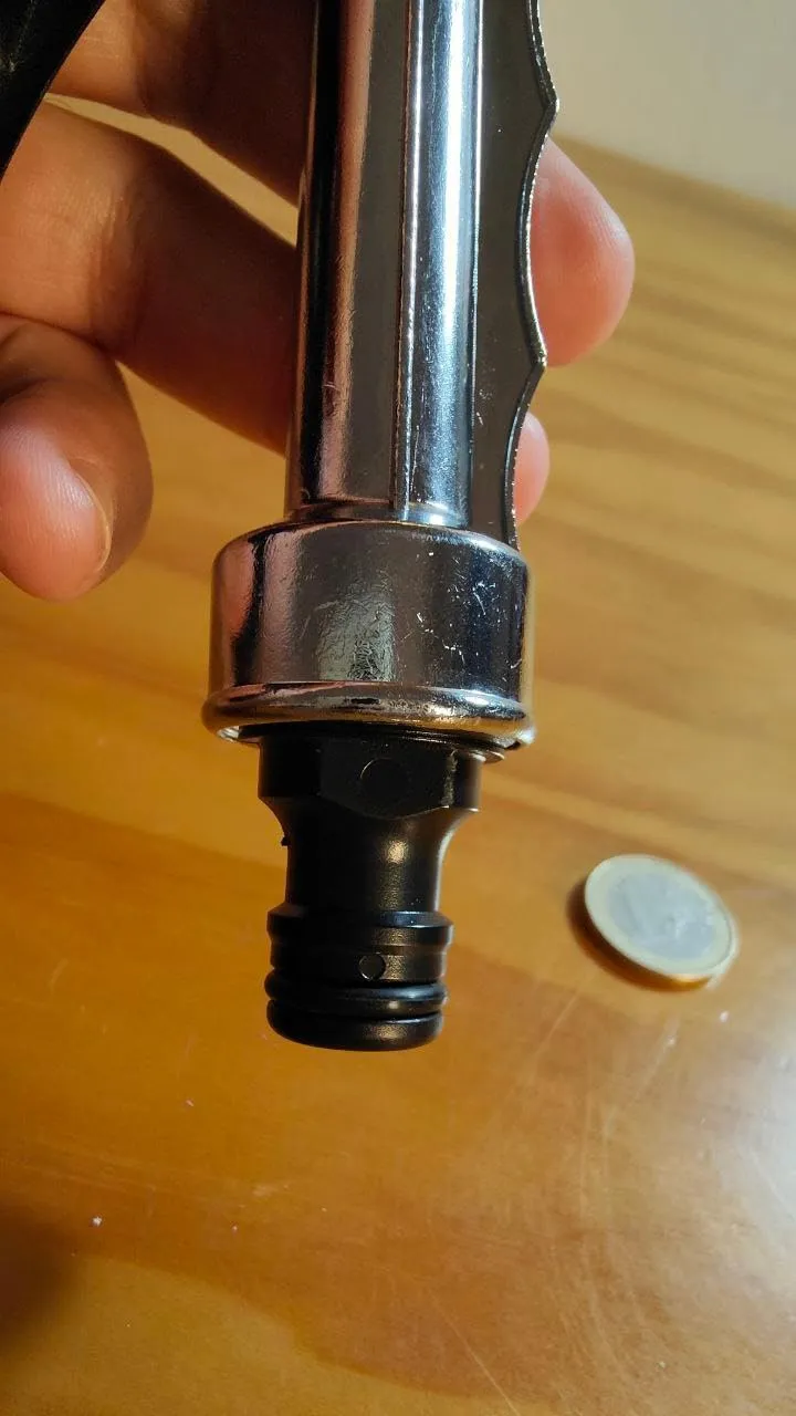Amig Pistola Irrigazione Metallo 140 mm Acciaio Lucido